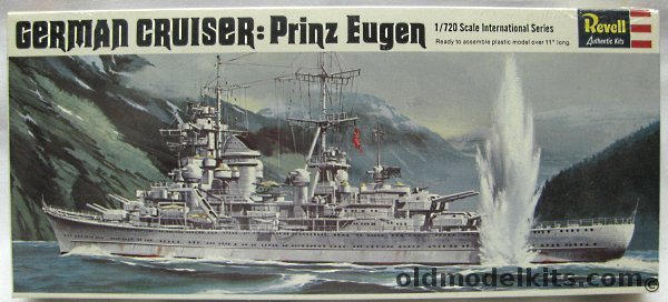 Revell 1/720 German Heavy Cruiser Prinz Eugen - Hipper Class, H481 plastic model kit